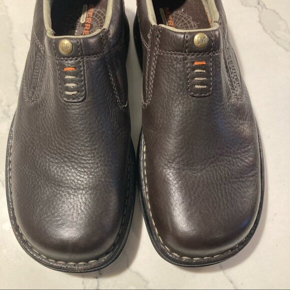 MERRELL Sz 9 (w) Sz 7 (m) World Legend Slip on Leather  Loafer Shoes Unisex - Picture 5 of 14